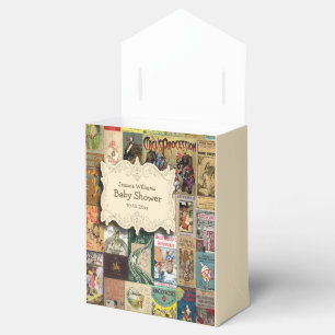 Ballotins Les livres vintages apportent un baby shower de