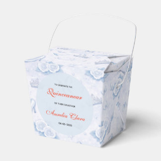 Ballotins Light Blue Silver Princess Quinceanera Birthday 