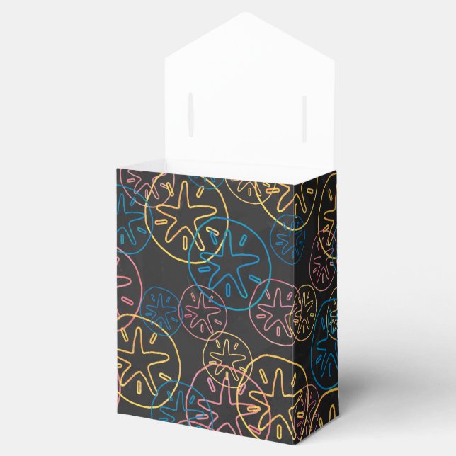 Ballotins Lignes de Dollar de Sable Rouge Jaune Bleu (Ouvert)