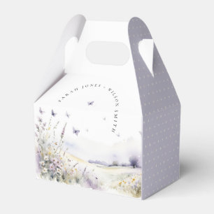 Ballotins Lilac Fleur sauvage Butterfly Field Mariage paysag