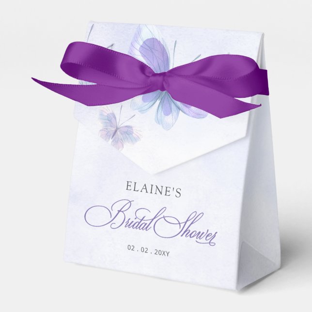 Ballotins Lilas Violet Papillons Toute Une Vie Enterrement d (Verso)