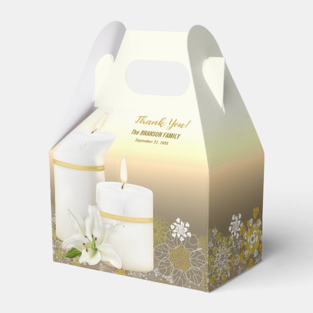 Ballotins Lily Candle (Verso)