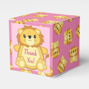 Ballotins Lion Baby shower rose
