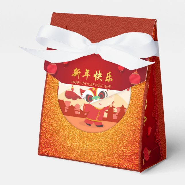Ballotins Lion Dance Chinois Nouvel An Enfant TFB (Verso)