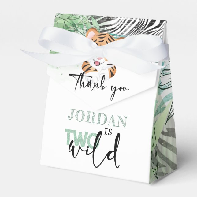 Ballotins Lion Personnalisé Wild 2e anniversaire (Verso)