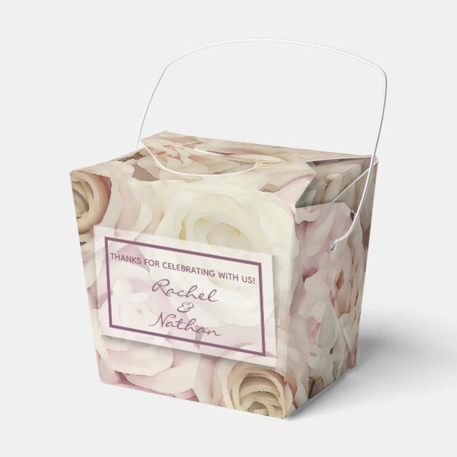 Ballotins Lit de Mariage Rose Sortir Ballotin (Verso)
