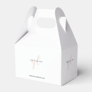 Ballotins Logo d'entreprise Site Web de marque simple Blanc