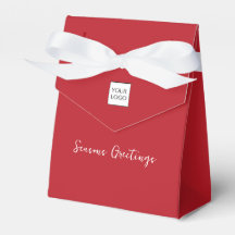 Logo rouge Texte promotionnel Emballage profession