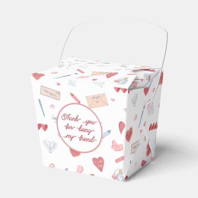 Ballotins Love Letter Love Notes de l'amour Valentines Party (Verso)