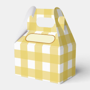Ballotins Lunch Box Vichy jaune clair