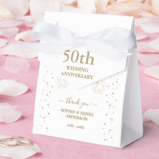 Ballotins Luxury Gold Confetti 50e anniversaire Mariage