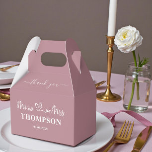 Ballotins M. et Mme Moderne Tendance Rose Poussiéreux