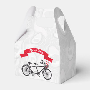 Ballotins M. & Mme Bicycle Wedding Favor Box