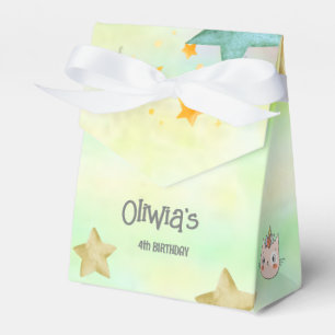 Ballotins Magic caticorn anniversaire boîte cadeau papier