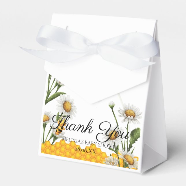 Ballotins Mama To Bee Honeycomb White Daisy Merci (Verso)