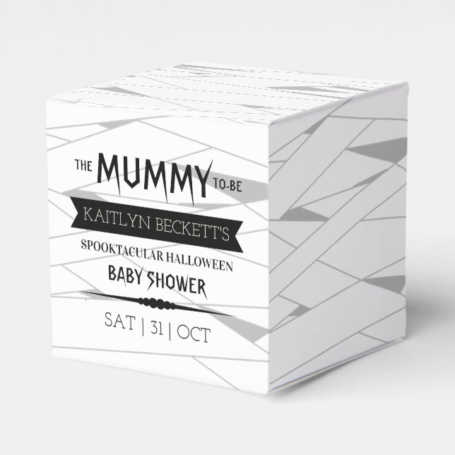 Ballotins Maman à être | Baby shower Halloween (Verso)