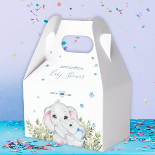 Ballotins Maman bébé Elephant Baby shower de verdure