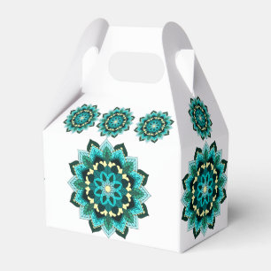 Ballotins Mandala Motif 02 en aqua
