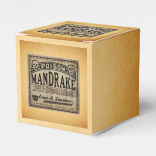 Ballotins Mandrake Poison Étiquette Vintage Faveurs Hallowee