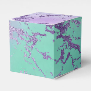 Ballotins Marbre chic   Lavande violet et vert menthe