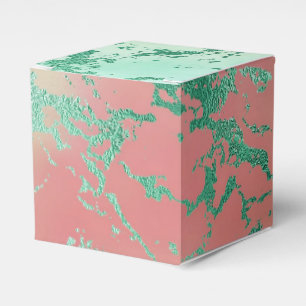 Ballotins Marbre cool   Jolie Pastel Coral et Green Ombre