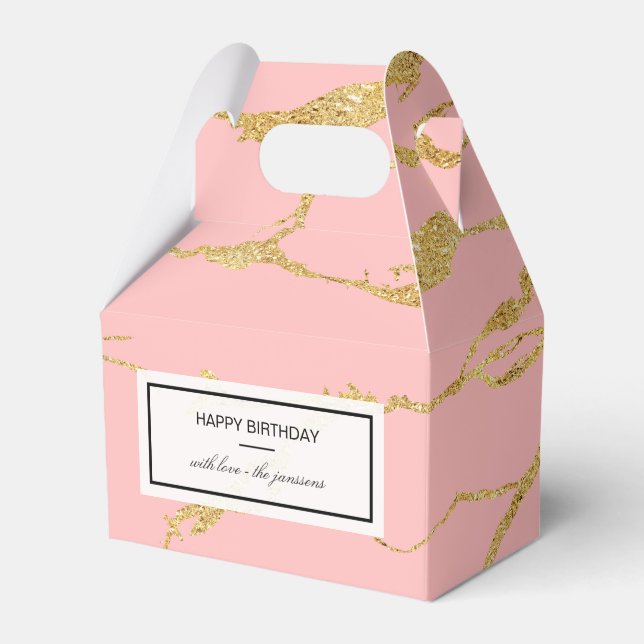 Ballotins Marbre moderne avec faux or (Verso)