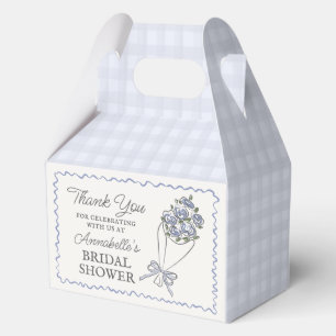Ballotins Marché Fleur Bleue Bouquet Floral Frais pour Maria