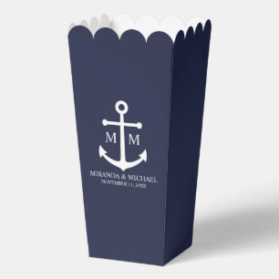 Ballotins Mariage Ancre bleu marine