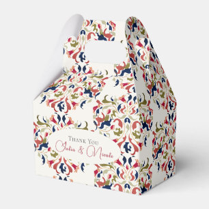 Ballotins Mariage Artistique Botanique Floral Paisley de Lux