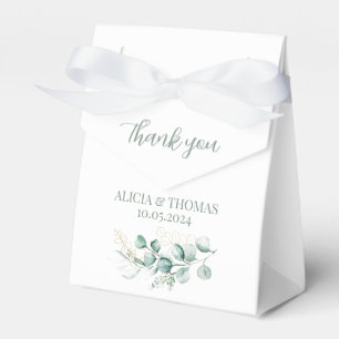 Ballotins Mariage botanique vert Eucalyptus Sage