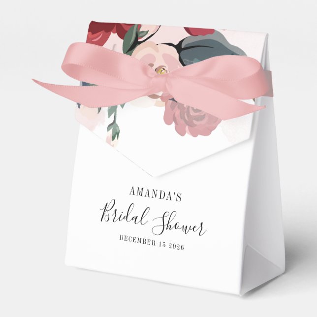 Ballotins Mariage Bourguignon Fleurs Personnalisé (Verso)