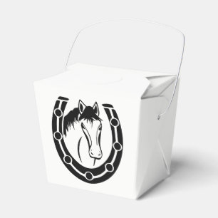 Ballotins Mariage campagnard Horse Horseshoe Western Rustic