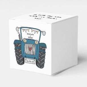 Ballotins Mariage campagnard Tracteur personnalisé Ballotin