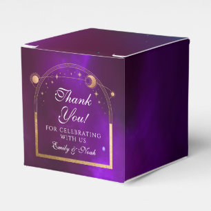 Ballotins Mariage Céleste Blanc Or Sun Moon Stars