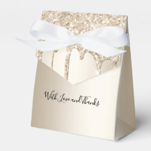 Ballotins Mariage Champagne Paillettes Gouttes Paillettes