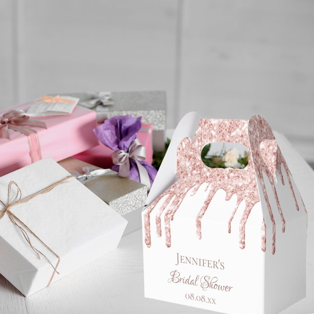 Ballotins Mariage civil rose blanc paillettes de doré tomban (Créateur téléchargé)