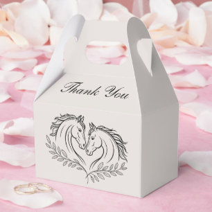 Ballotins Mariage Country Western Cheval Rustique Merci