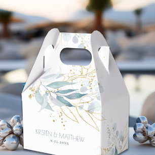 Ballotins Mariage d'accentuation or couleur bleu-Dusty