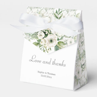 Ballotins Mariage d'aquarelle vert pâle rose à