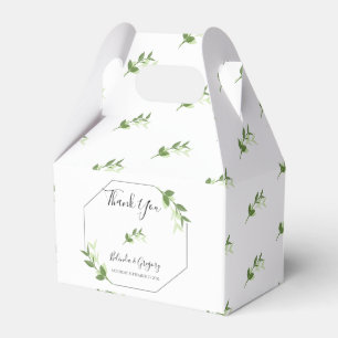 Ballotins Mariage de cadre Feuilles de jardin verdoyant