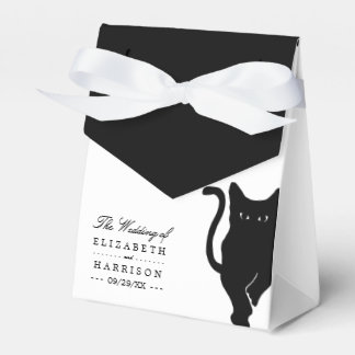 Ballotins Mariage de chat noir Whimsical moderne