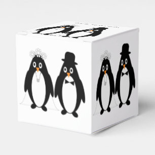 Ballotins Mariage de conception de pingouin