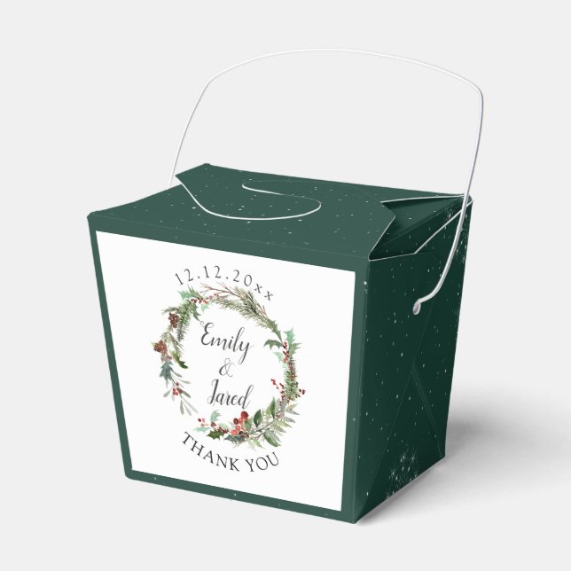 Ballotins Mariage de la saison de Noël (Verso)
