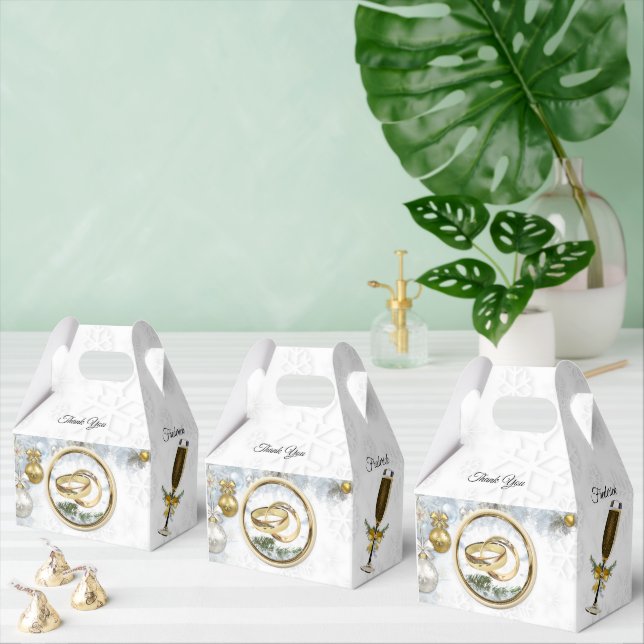 Ballotins Mariage de Noël blanc (Multiple)