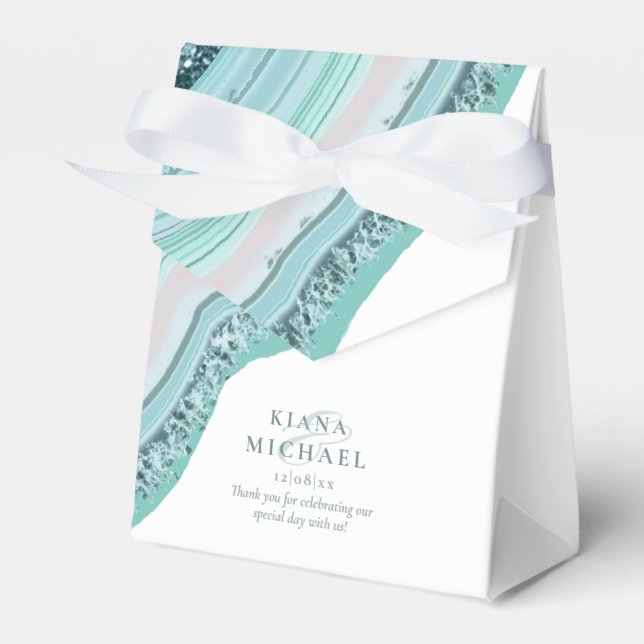 Ballotins Mariage de Parties scintillant de géode d'âge ID T (Verso)