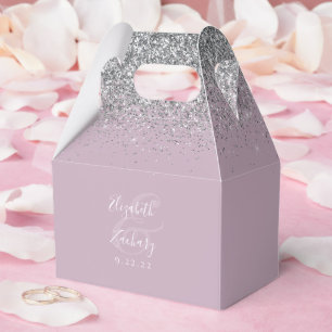 Ballotins Mariage de Parties scintillant moderne Dusty Lilac