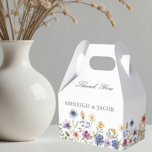 Ballotins Mariage de printemps élégant aux fleurs sauvages p