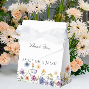 Ballotins Mariage de printemps personnalisé aux fleurs sauva