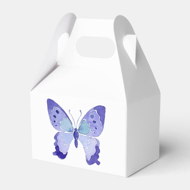 Ballotins Mariage des papillons d'aquarelle de papillon mûre (Verso)