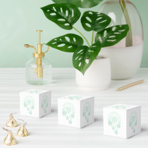 Ballotins Mariage Favor Boxes Peppermint Papillons Coeur